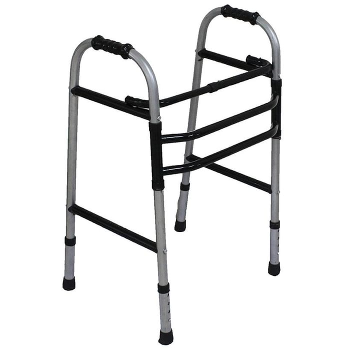 Fidelis Healthcare Adjustable Walker Universal Mild Steel Silver