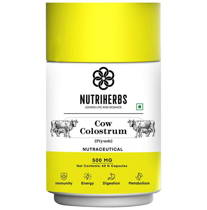 Nutriherbs Cow Colostrum 500mg Capsule