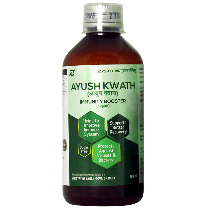 Zys-Co-Vir Ayush Kwath Immunity Booster Liquid Menthol Sugar Free
