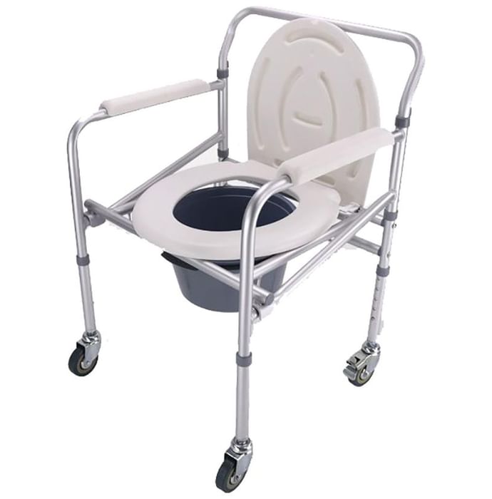 Entros 7001LW Light Weight Portable Comfortable Commode Chair