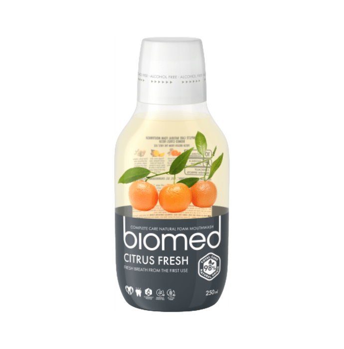 Biomed Complete Care Natural Foam Mouthwash (250ml Each) Citrus Fresh