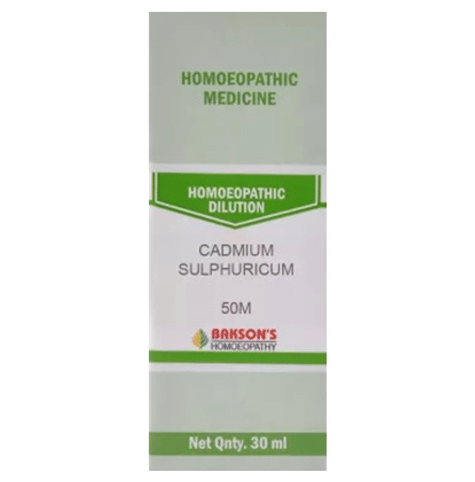 Bakson's Cadmium Sulphuricum Dilution 50M