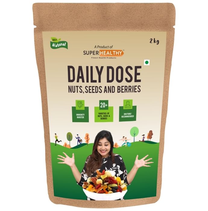 Super Healthy Super Healthy Daily Dose Nuts, Seeds & Berries-Organic Trail Mix, 20+ Varieties like Almonds, Cranberries, Pumpkin
