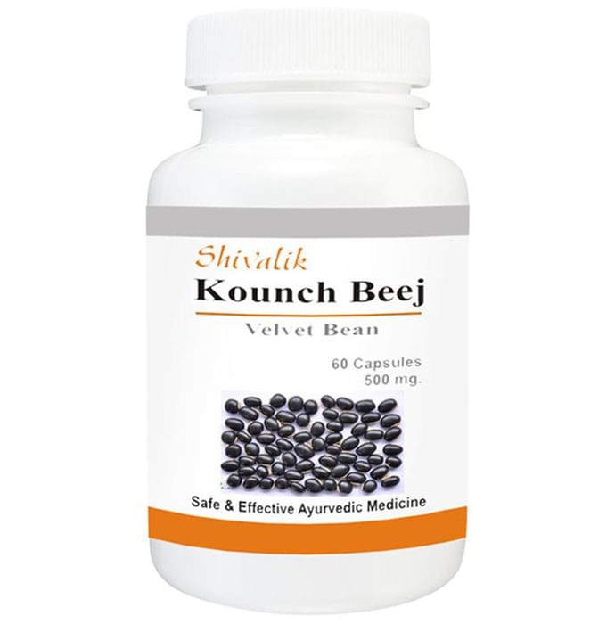 Shivalik Herbals Kounch Beej- Velvet Bean 500mg Capsule Pack of 2