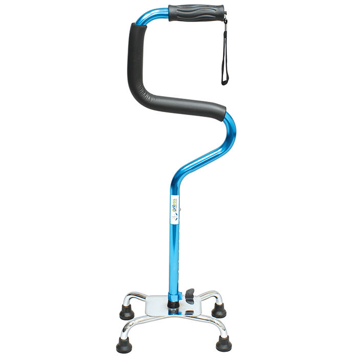 Entros KL921L Portable Height Adjustable 4 Leg Aluminium Stick