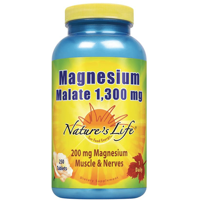 Nature's Life Magnesium Malate 1300mg Tablet