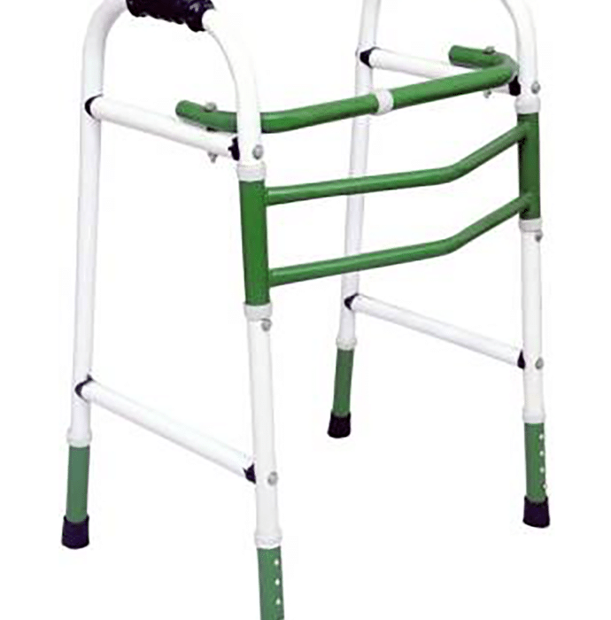 Fidelis Healthcare U Shape Adjustable Walker Mild Steel Green