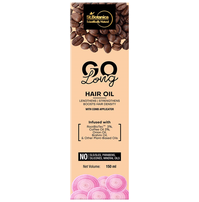 St.Botanica Long Hair Oil with Comb Applicator