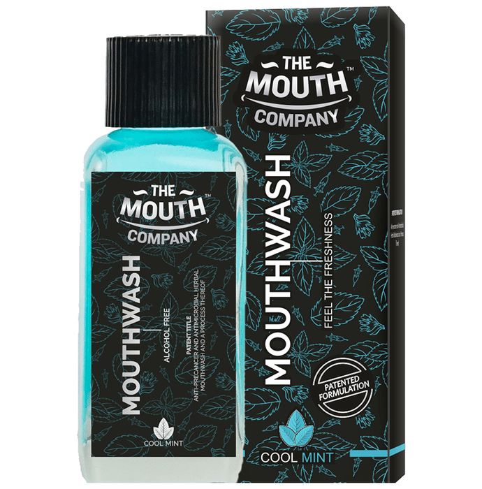 The Mouth Company Alcohol Free Mouthwash (100ml Each) Cool Mint