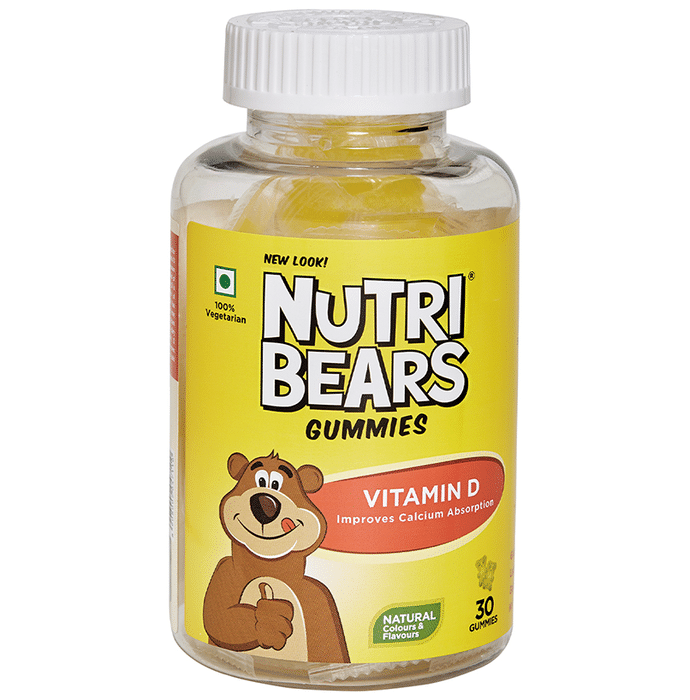 NutriBears Vitamin D Gummies Lemon