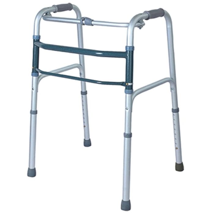 Entros SC4035A Premium Adjustable Folding Walker with Portable Canvas Seat
