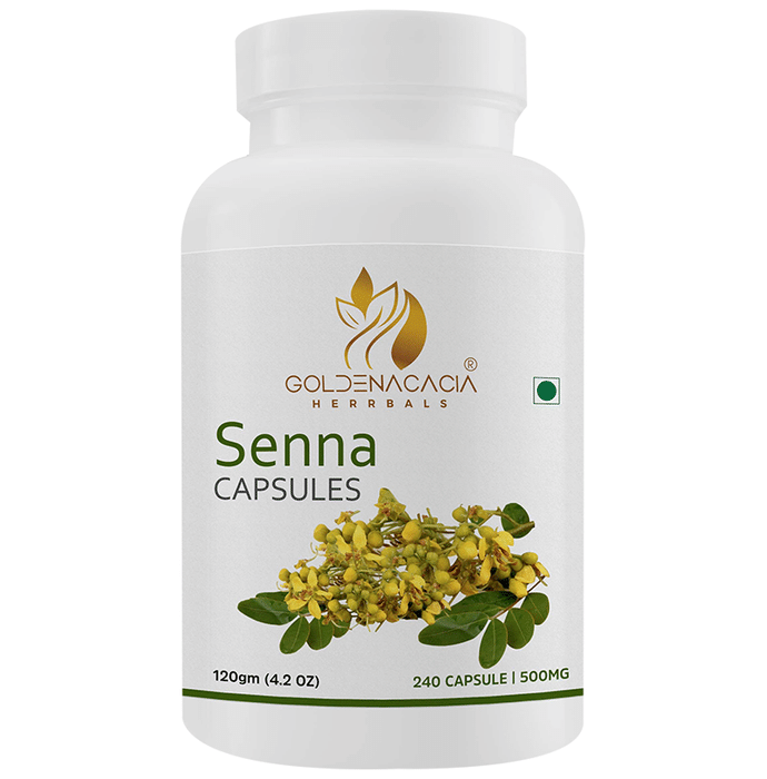 Goldenacacia Herrbals Senna 500mg Capsule
