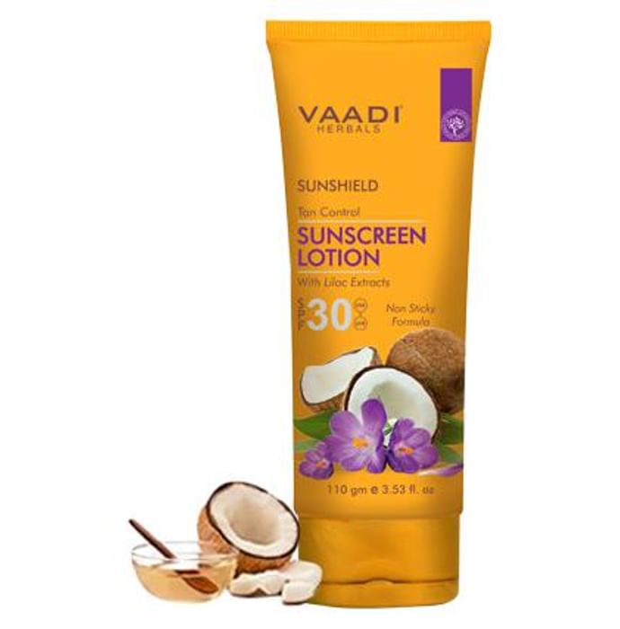Vaadi Herbals Value Pack of Sunscreen Lotion SPF-30 with Lilac Extract