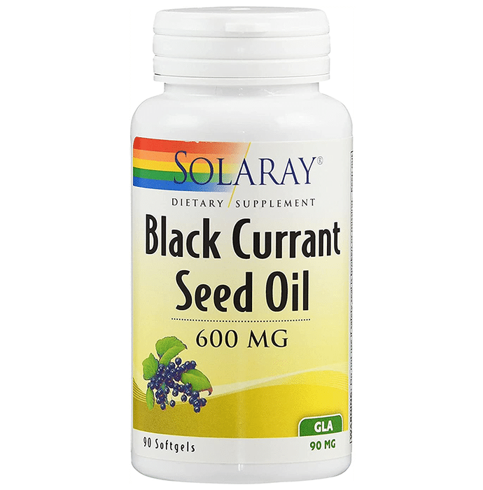 Solaray Black Currant Seed Oil 600mg Softgel