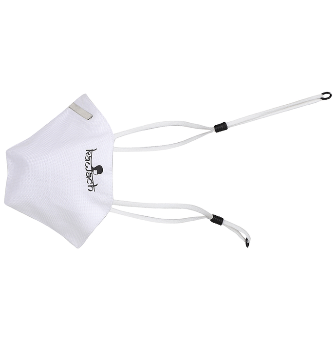 Kawach Multilayer Protection Cotton Face Elite Mask White