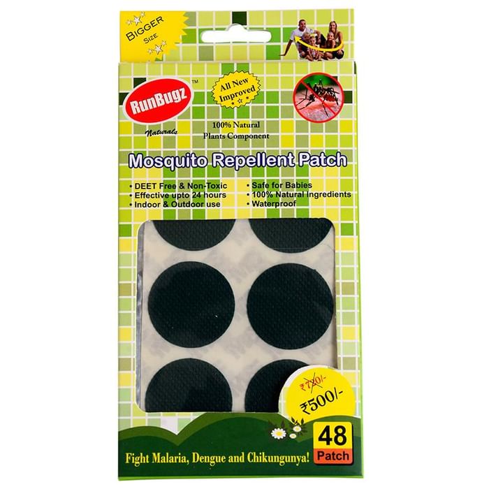 Runbugz Mosquito Repellent Patch Green