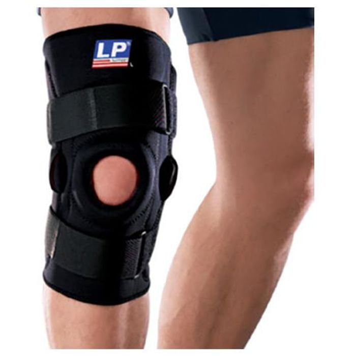 LP 710 Hinged Knee Support Single Large Black