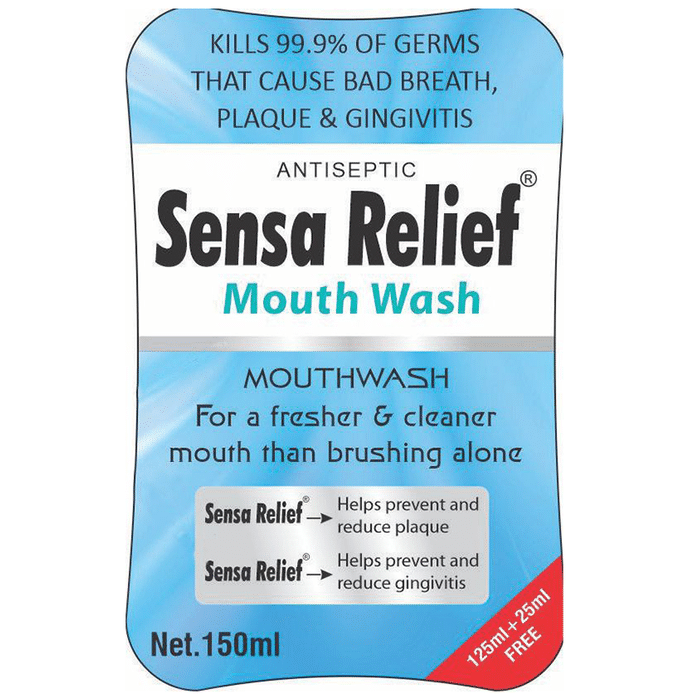 Sensa Relief Antiseptic Mouth Wash