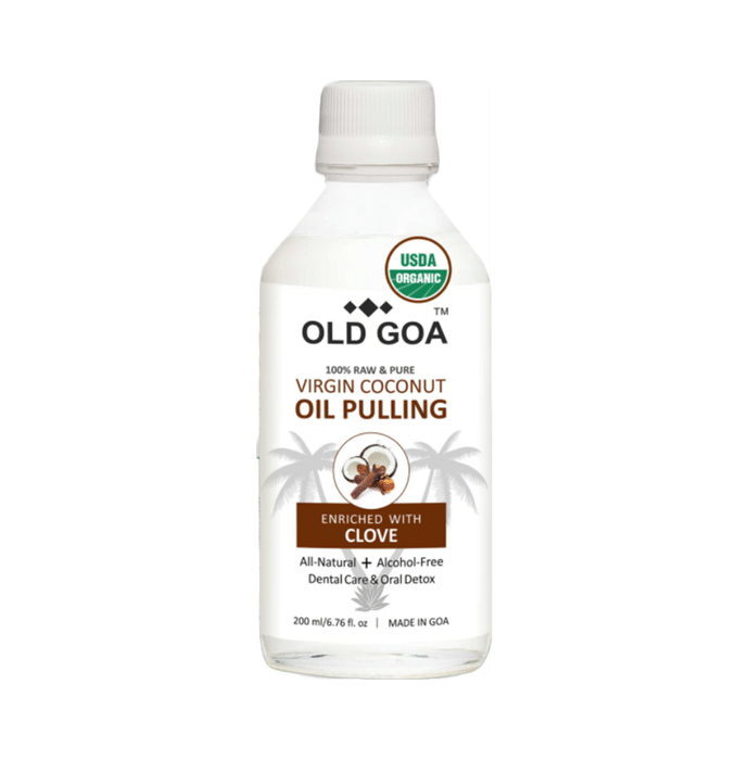 Old Goa 100% Raw and Pure Virgin Coconut Oil Pulling Enriched with Clove