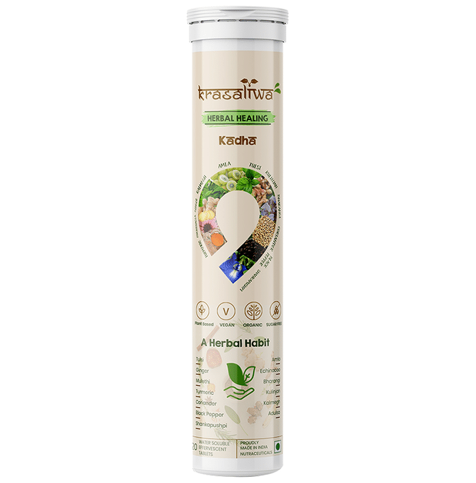 Krasaliwa Herbal Healing Kadha Effervescent Tablet (20 Each)