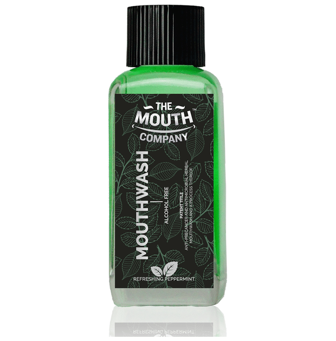 The Mouth Company Refreshing Peppermint Alcohol Free Mouthwash (100ml Each)