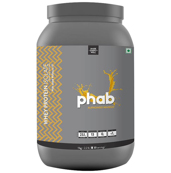 Phab Whey Protein Isolate Alphonso Mango