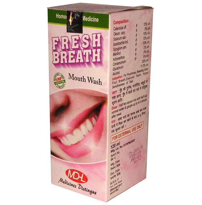 MD Homoeo Fresh Breath Mouth Wash