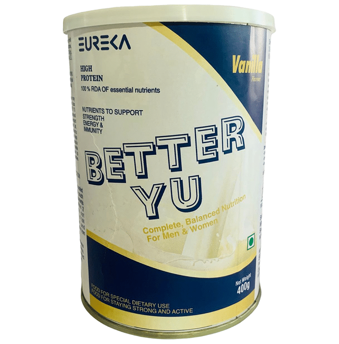 Better Yu Complete Balance Nutrition for Men & Women Powder Vanilla