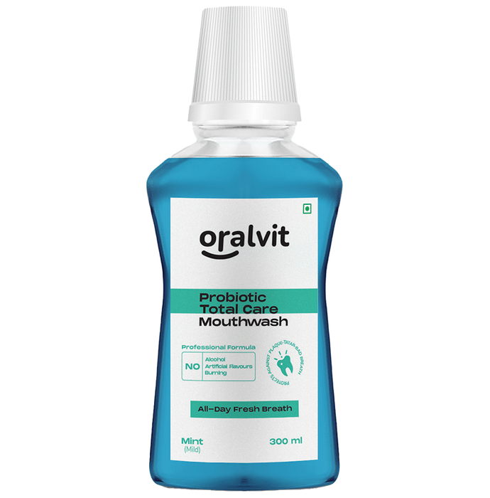 Oralvit Probiotic Total Care Mouth Wash Mint