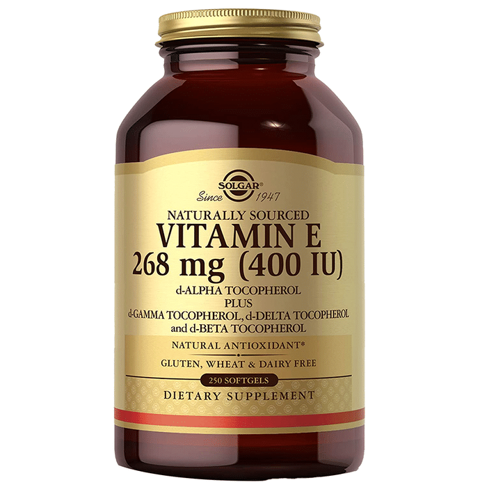 Solgar Naturally Sourced Vitamin E 268mg (400IU) Softgel
