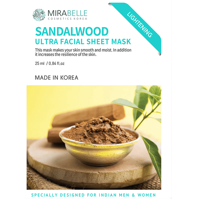 Mirabelle Cosmetics Korea Sandalwood Ultra Facial Sheet Mask