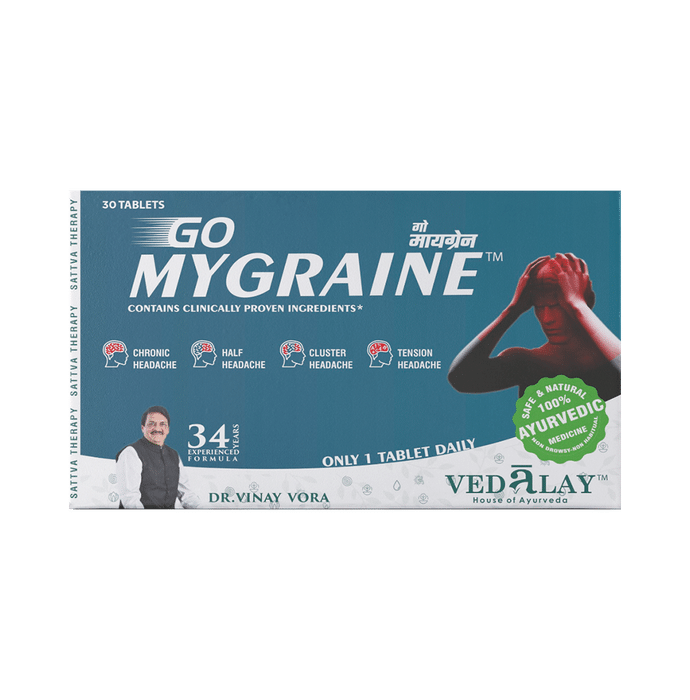 Vedalay House of Ayurveda Go Mygraine Tablet