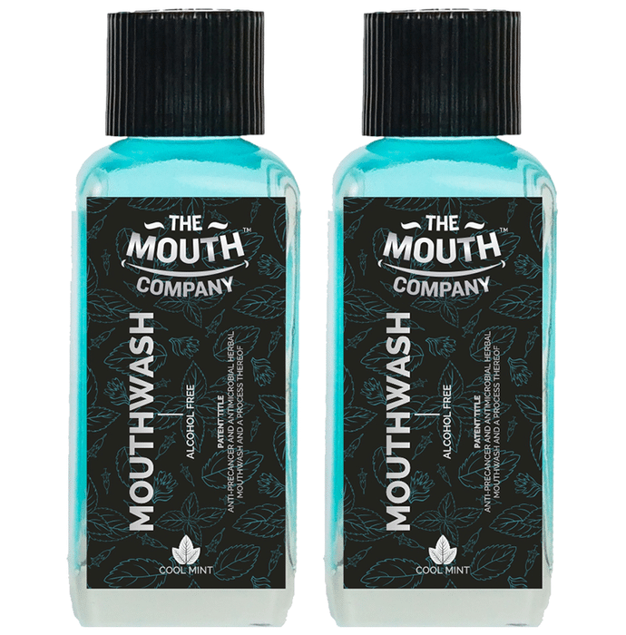The Mouth Company Alcohol Free Mouthwash (100ml Each)