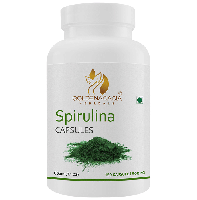Goldenacacia Herrbals Spirulina Capsule