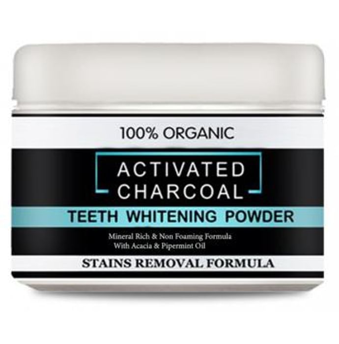 Mothers Man Activated Charcoal Teeth Whitening Powder