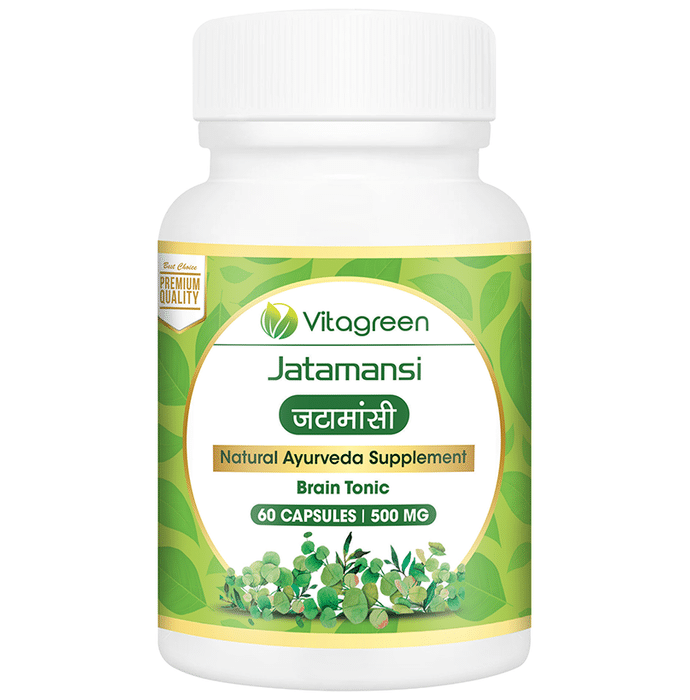 Vitagreen Jatamansi 500mg Capsule