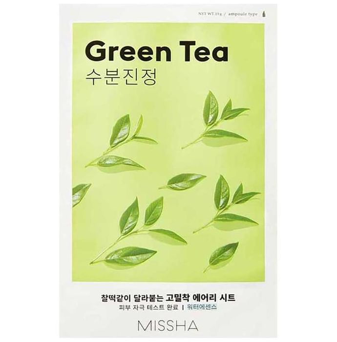 Missha Airy Fit Sheet Mask (20gm Each) Green Tea