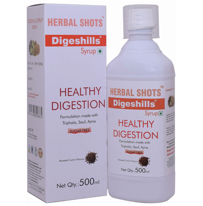 Herbal Shots Digeshills Syrup Pack of 2