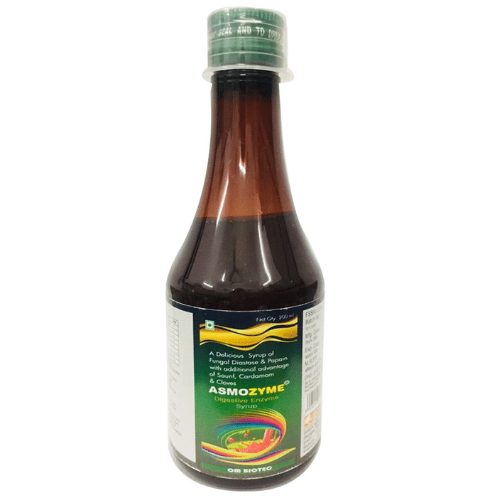 Om Biotec Asmozyme Digestive Enzyme Syrup