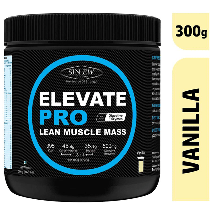 Sinew Nutrition Elevate Pro Lean Muscle Mass Vanilla