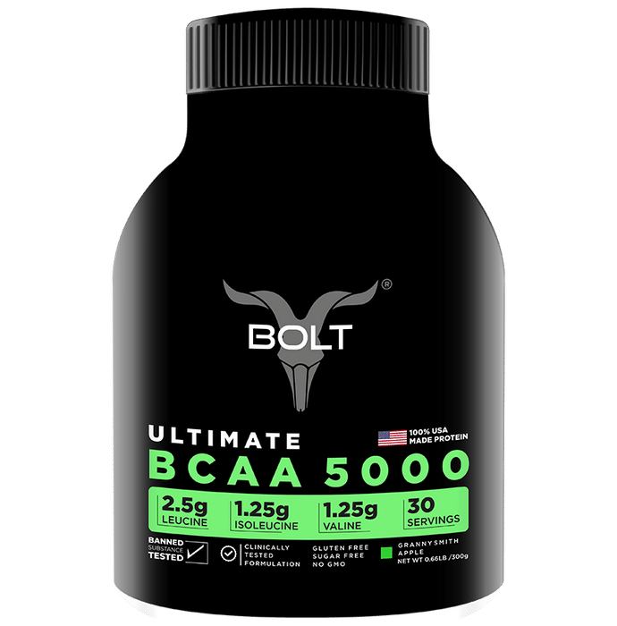 Bolt Ultimate BCAA 5000 Powder Granny Smith Apple