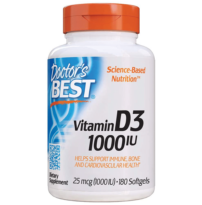 Doctor's Best Vitamin D3 1000IU Softgel