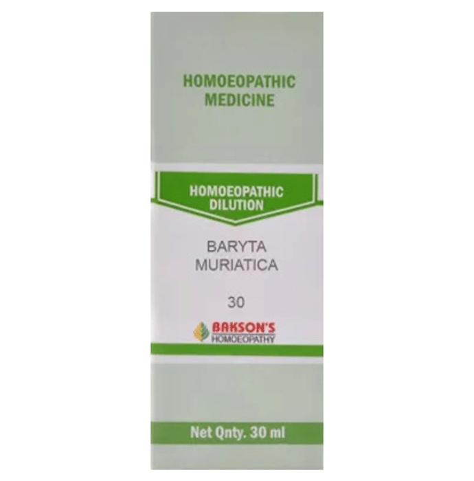 Bakson's Baryta Muriatica Dilution 30