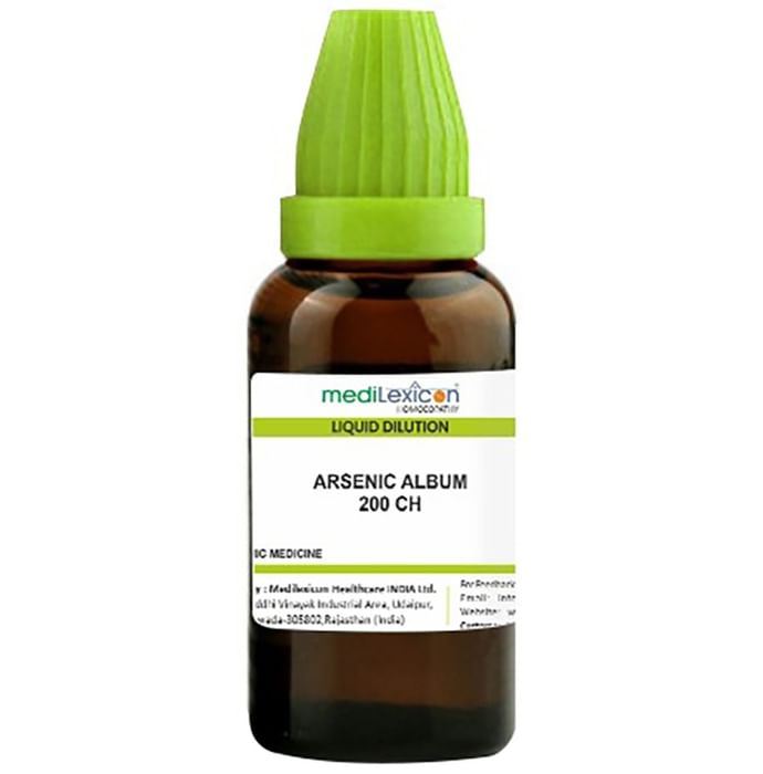Medilexicon Arsenic Album Dilution 200 CH