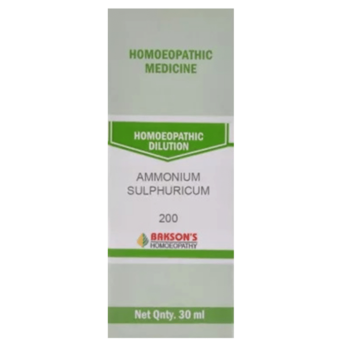 Bakson's Ammonium Sulphuricum Dilution 200