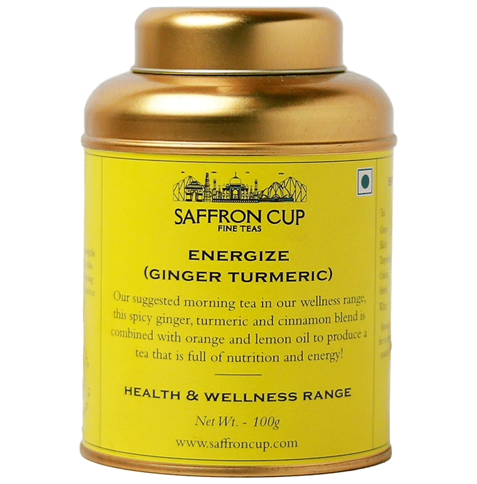Saffron Cup Energize Ginger Turmeric Tea