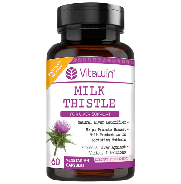 Vitawin Milk Thistle 500mg Vegetarian Capsule