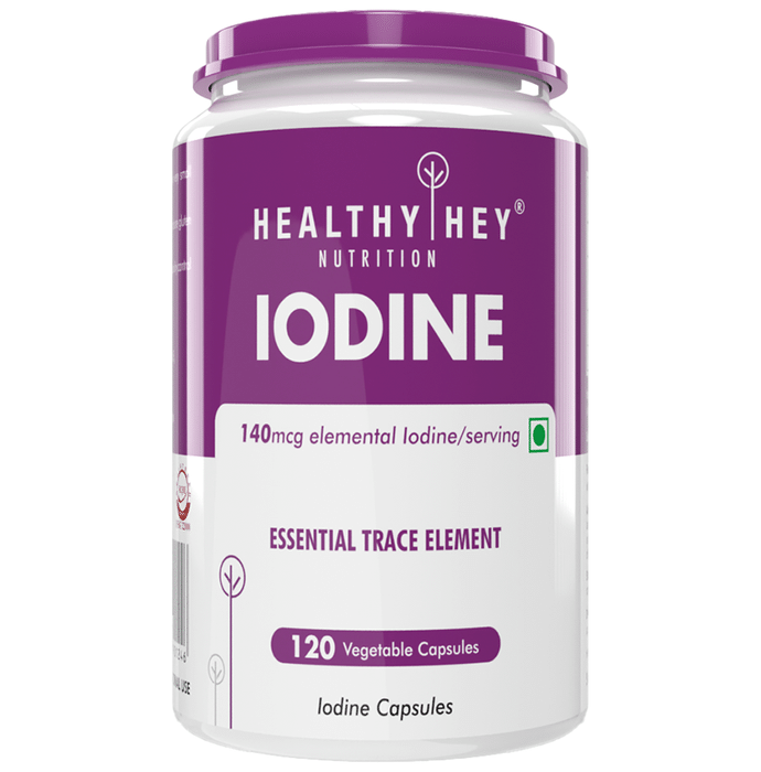 HealthyHey Nutrition Iodine 150mcg Vegetable Capsule