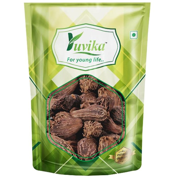 Yuvika Elaichi Badi - Elettaria Cardamomum - Black Cardamom Big