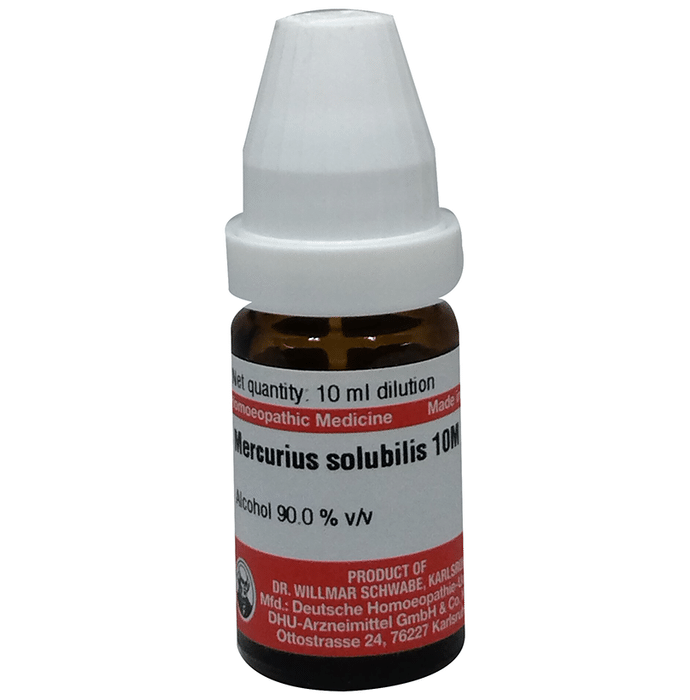 Dr Willmar Schwabe Germany Mercurius Solubilis Dilution 10M